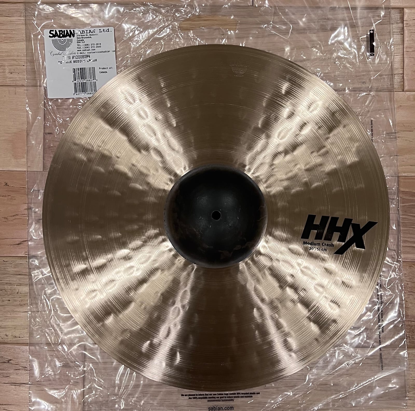 Sabian HHX 20" Medium Crash Cymbal *IN STOCK*